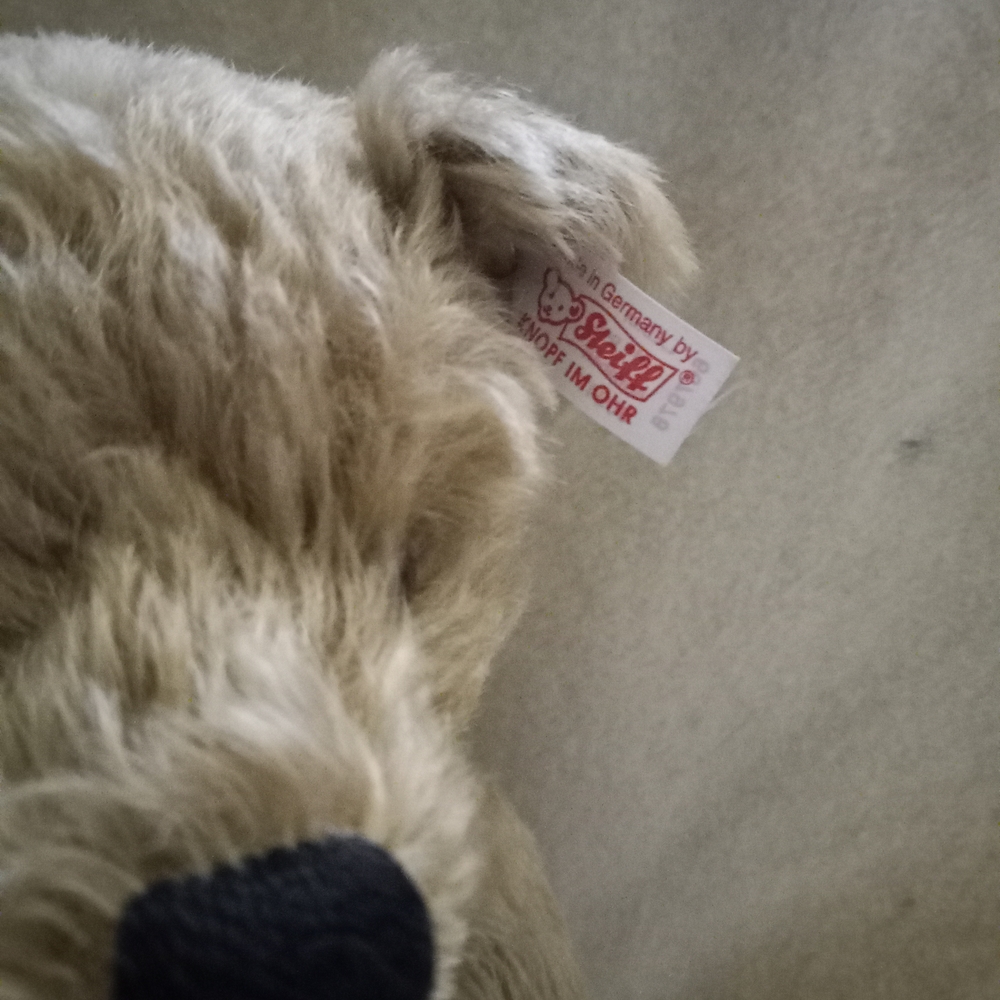 Steiff Cream Teddy Bear Authentic Tagged; Numbered - Picture 8 of 8